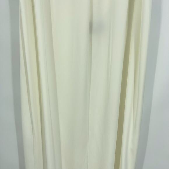 Michael Costello x REVOLVE | NWT Jun Gown in Ivory White Ruffle Cut Out Maxi XL - Picture 11 of 15